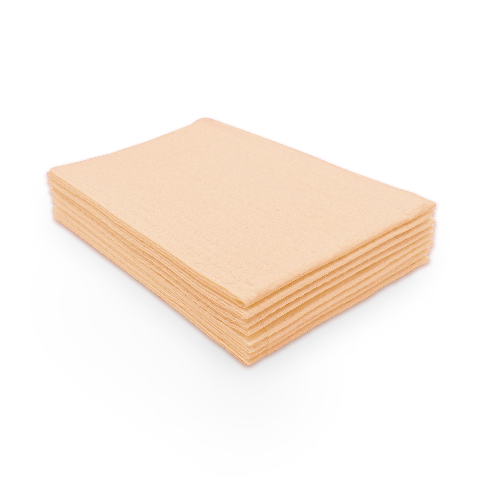 **TIDI 917468 Disposable Dental Bibs, Peach, 3-Layer Embossed, 13” x 18” (Pack of 500) – 2-Ply Tissue with Poly Back for Leak Protection – Ideal for Dental Clinics, Nail Salons & Tattoo Studios**