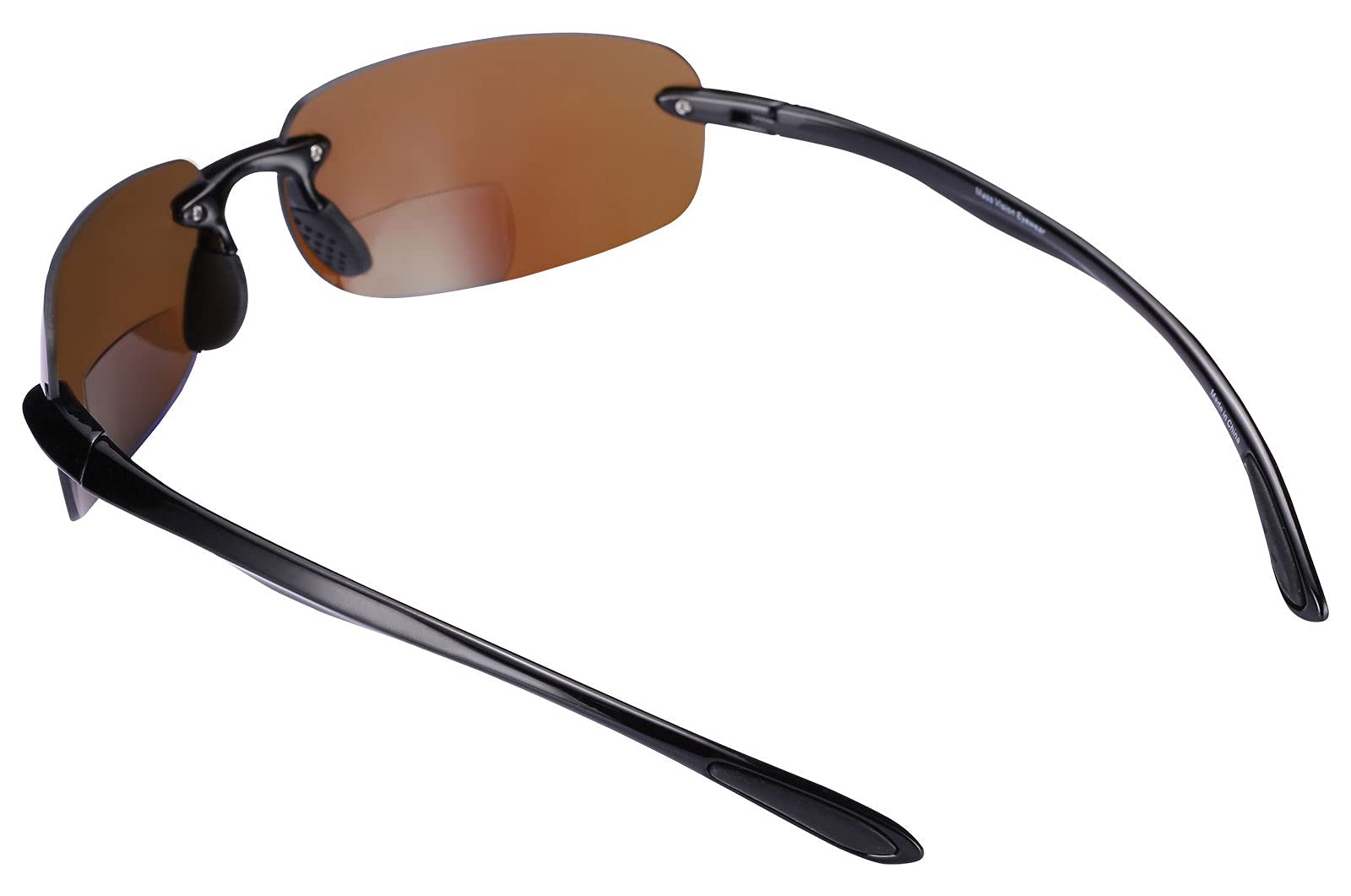 Lightweight Polarized Bifocal Reading Sunglasses for Men & Women - 2 Pack Sport Wrap Sunglasses with UV Protection - Perfect for Driving, Fishing & Outdoor Activities