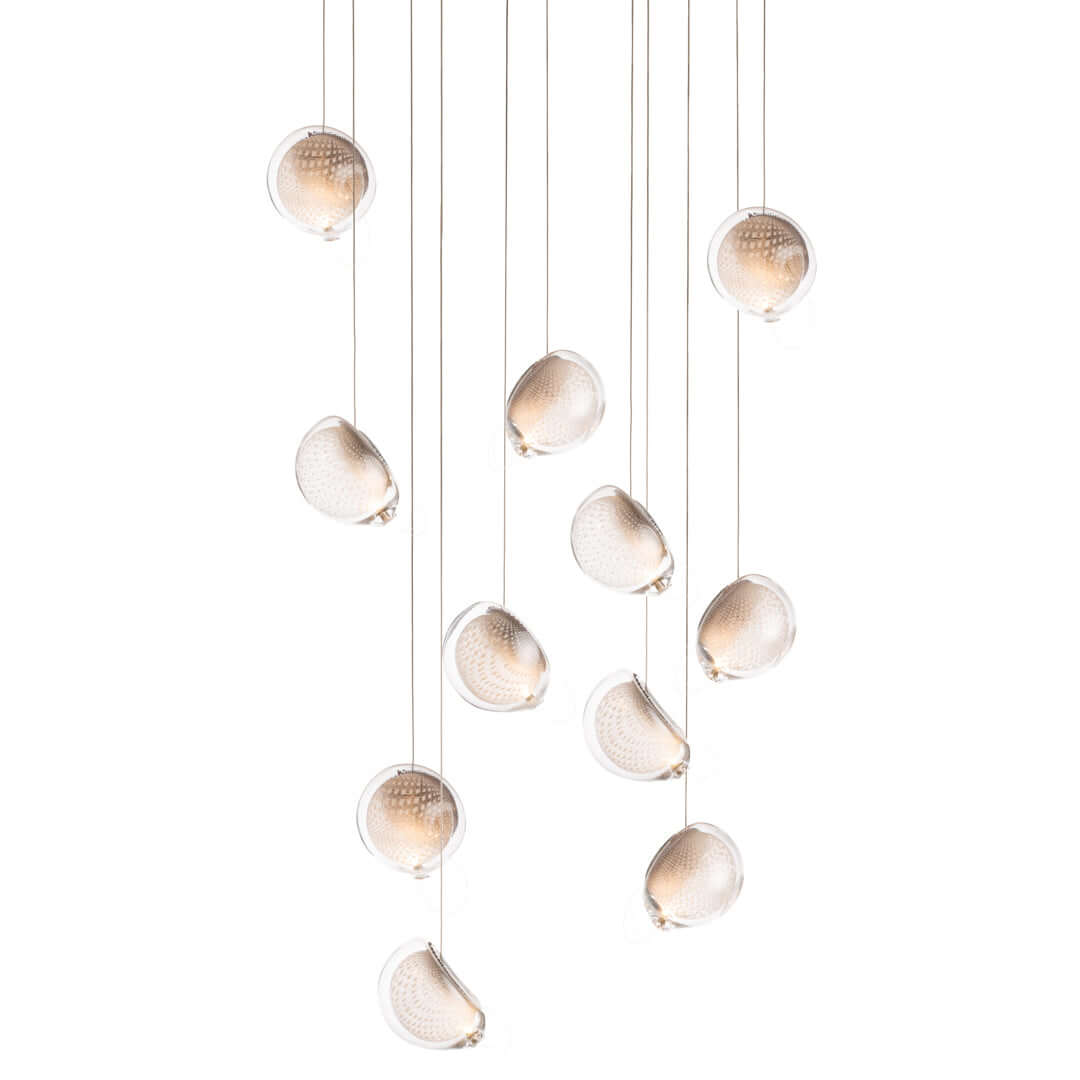 Modern Art Net Pendant Light - Handwoven Rattan Chandelier for Dining Room, Bedroom & Boho Home Decor | Perfect for Farmhouse, Living Room & Kitchen Lighting