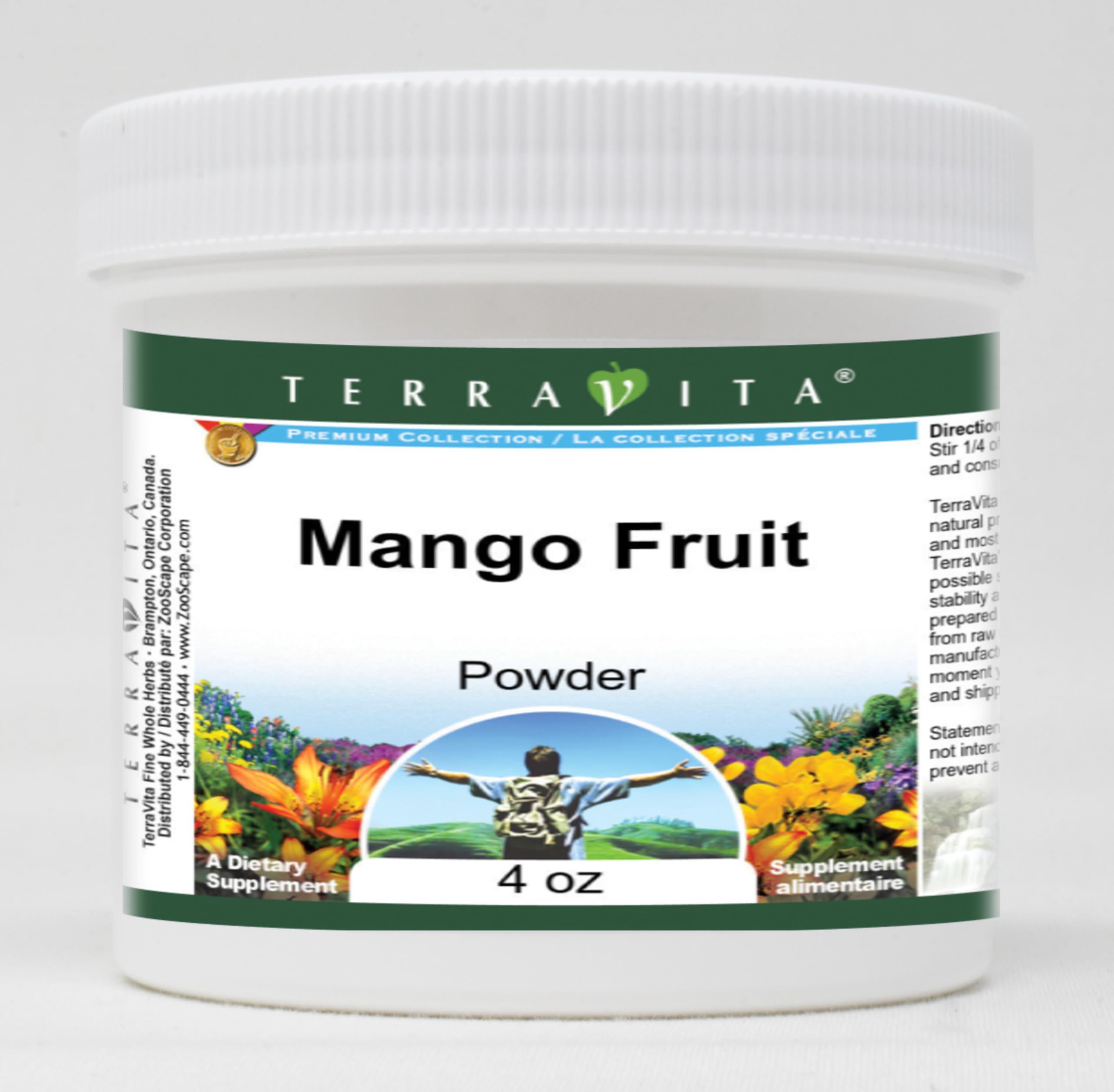 Organic Mango Fruit Powder 4oz (2-Pack) | 100% Natural Dried Mango Powder | Perfect for Smoothies, Baking & Healthy Snacks | ZIN: 520774