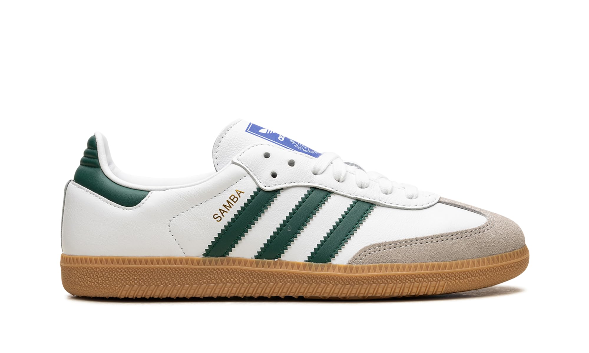 adidas Samba OG Men's Sneakers - Classic White & Black Leather Low-Top Shoes for Casual Wear, Street Style & Everyday Comfort