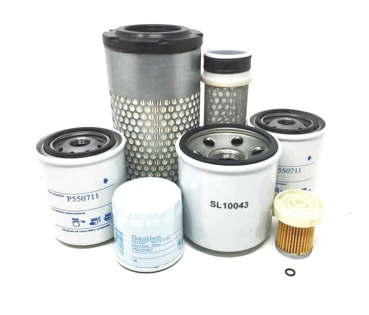 CFKIT Replacement Filter Kit Compatible with Kubota RTV-X900 - HST Transmission Maintenance Kit | Oil & Hydraulic Filter Set for Kubota Utility Vehicles | Perfect for Farm, Construction & Off-Road Maintenance