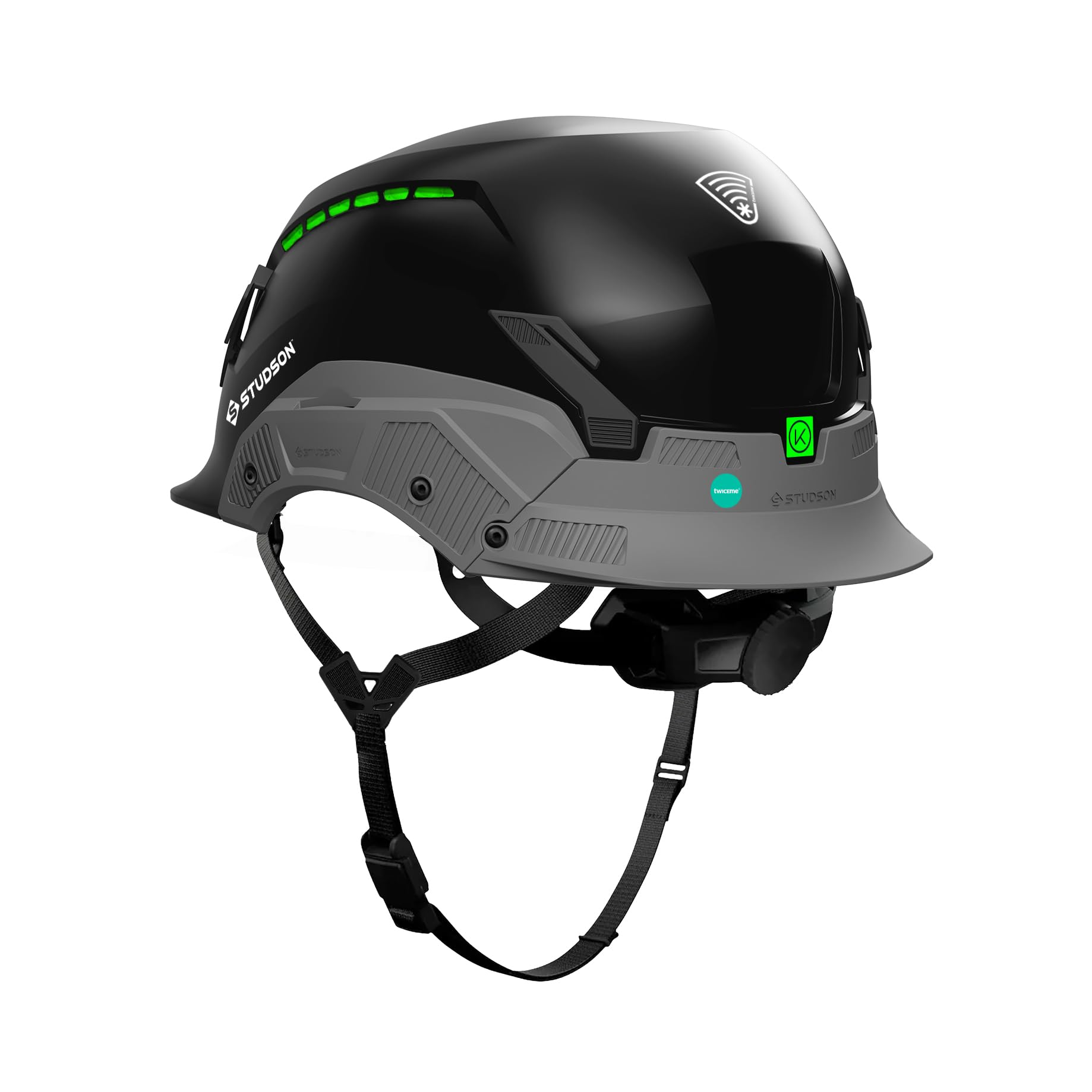 STUDSON SHK-1 Vented Safety Helmet - ANSI Approved Hard Hat for Construction & Industrial Work - Lightweight & Breathable Head Protection for Hot Weather Job Sites