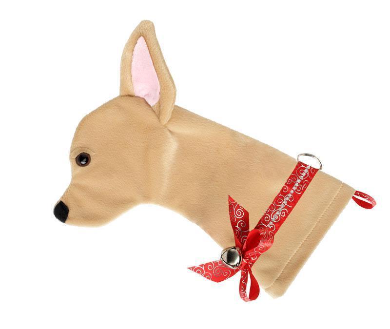 Chihuahua Christmas Stocking for Dogs - Festive Holiday Pet Stocking for Small Breeds - Perfect for Gifts & Home Decor