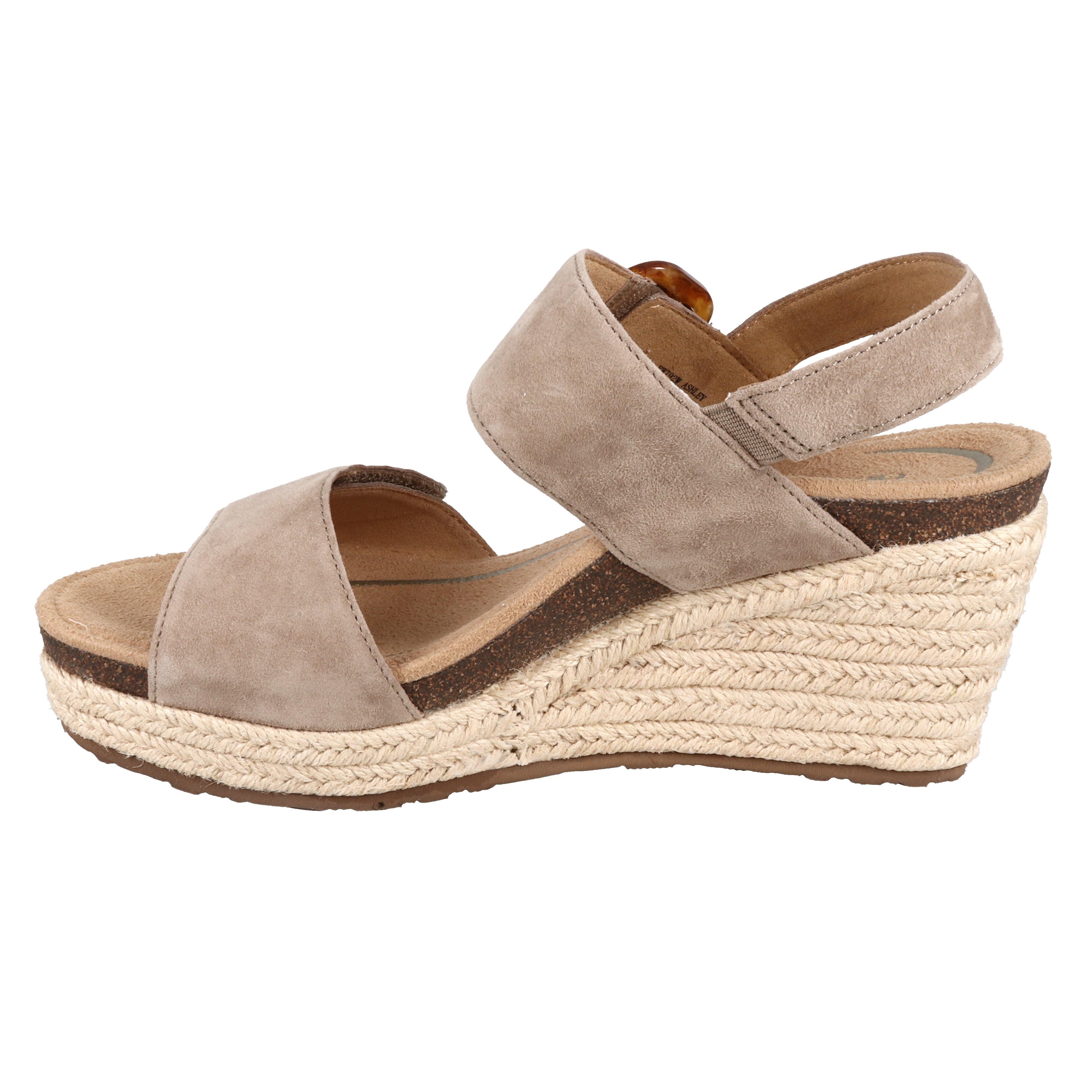 Aetrex Ashley Taupe Women's Comfortable Walking Shoes - Perfect for Casual Wear, Work & Travel