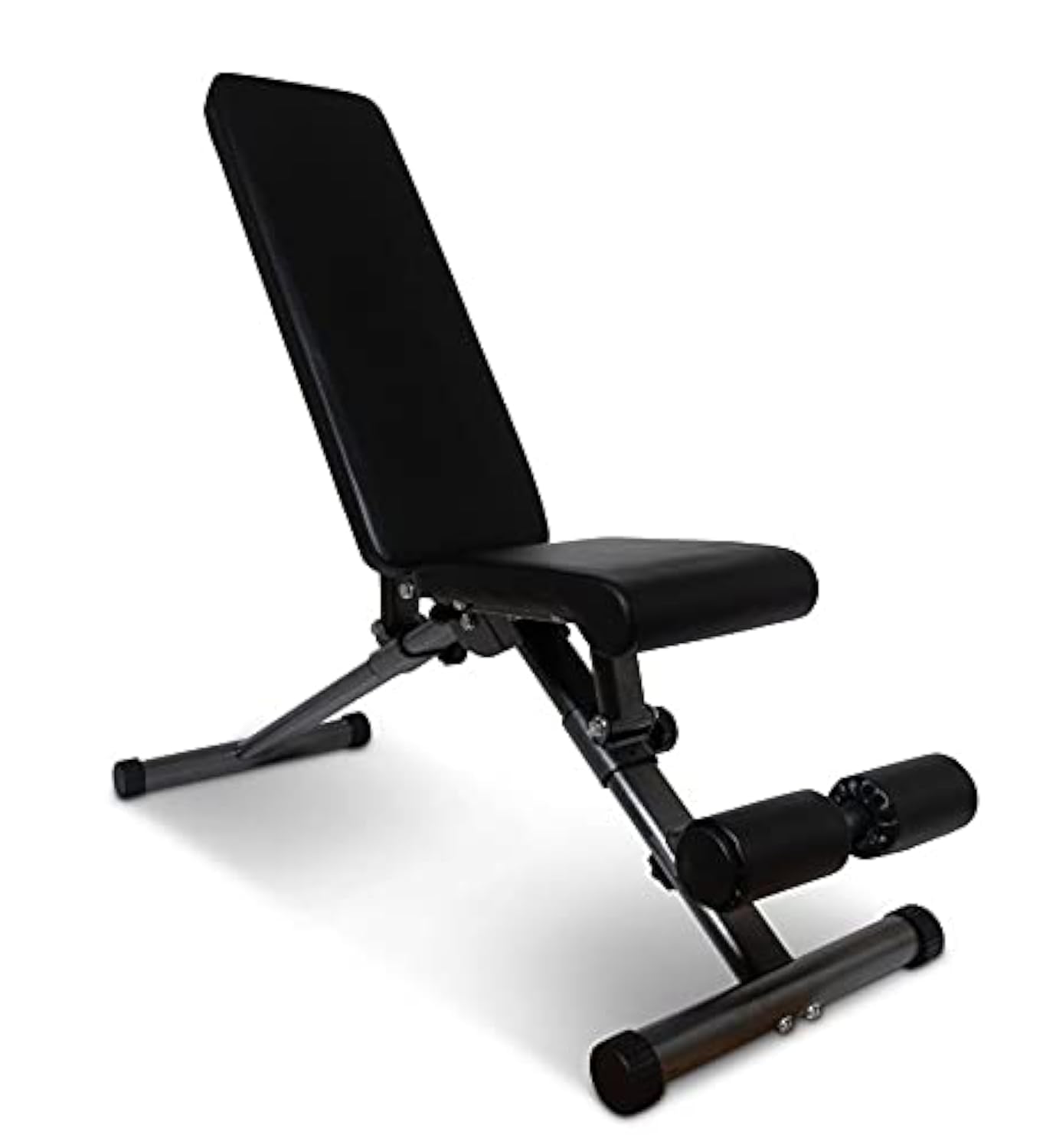 KEWLTAX Foldable Adjustable Weight Bench for Home Gym - Portable Strength Training Workout Bench for Full Body Exercise - Perfect for Small Spaces & Travel Fitness