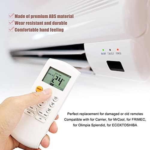 Universal Air Conditioner Remote Control Replacement for R57 & RG57 Series - Compatible with Multiple AC Brands - Perfect for Home, Office, and Hotel Use