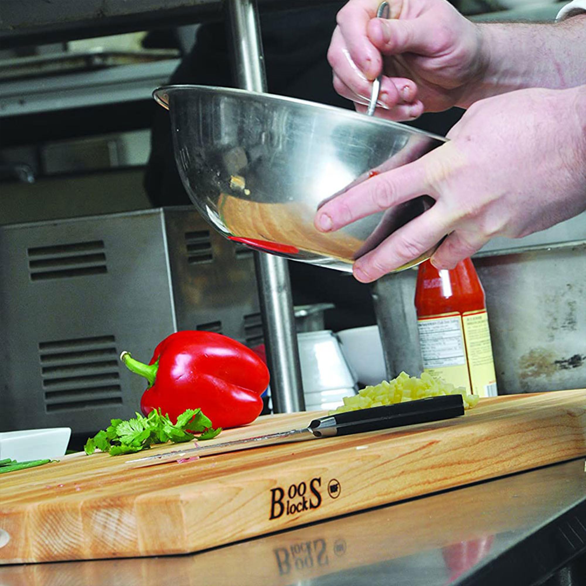 Premium John Boos Boos Block Platinum Series Large Reversible Maple Wood Cutting Board – 24