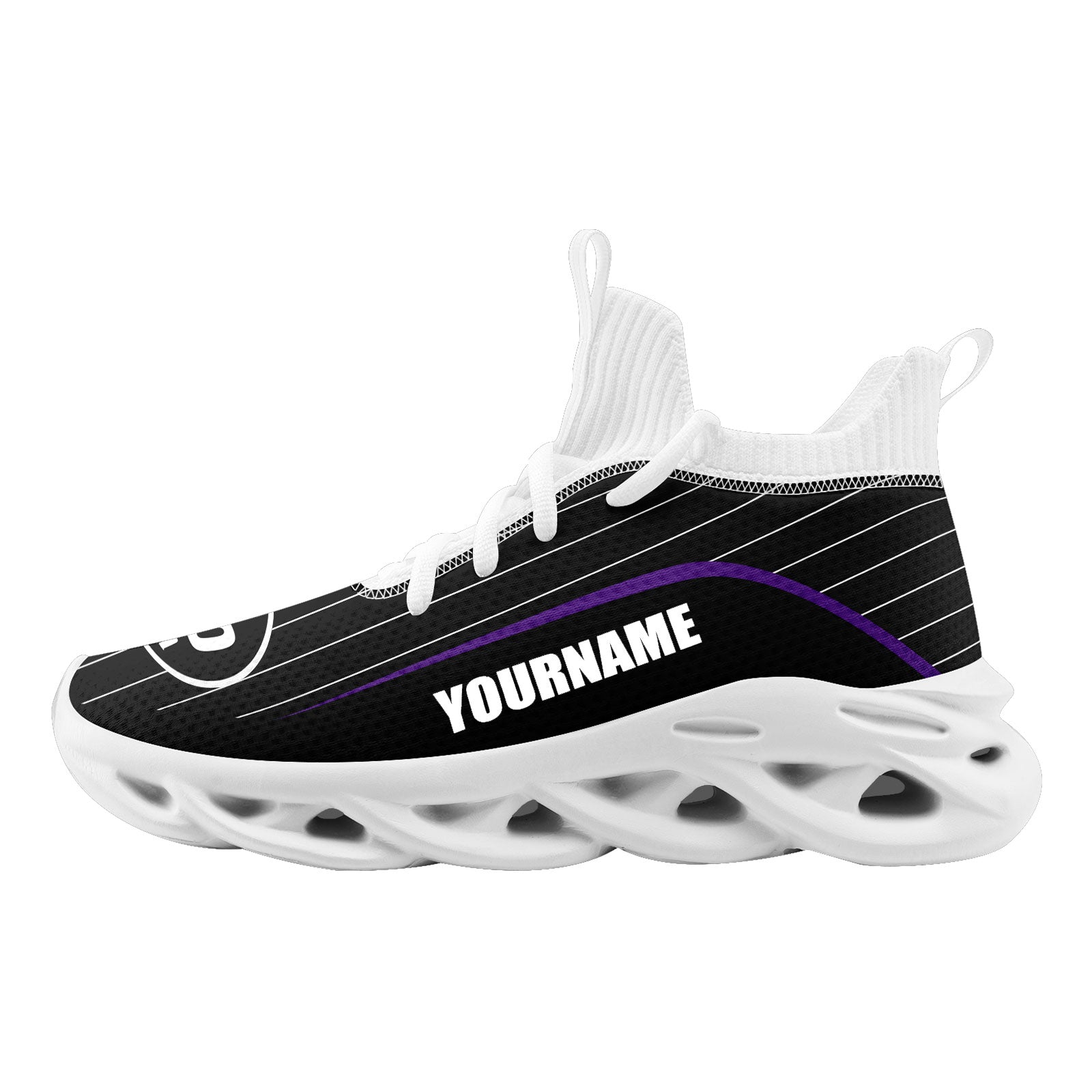 Custom Maxsoul Personalized Sneakers for Men & Women - Breathable Running Shoes FN030A D020237 Size 9 | Gym Workout, Jogging, Casual Walking