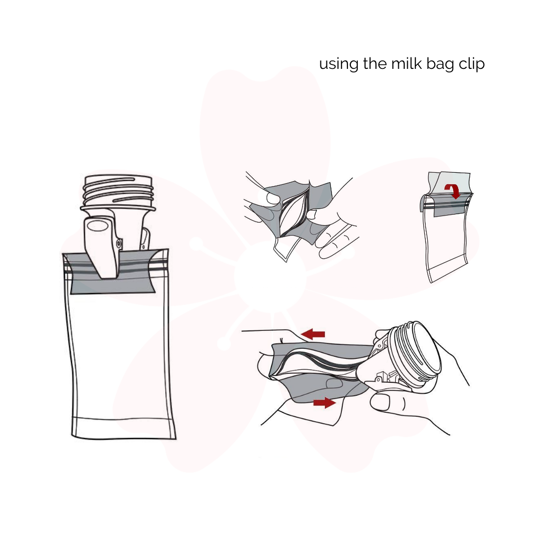 Baby Express Milk Bag Clip (00060) - Secure & Leak-Proof Breast Milk Storage Solution for Nursing Moms - Perfect for Travel, Pumping & Freezing Breast Milk