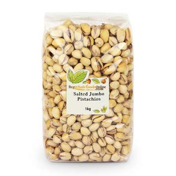 Premium Jumbo Salted Pistachio Nuts - Whole Foods 1kg Bulk Pack | Healthy Snack for Parties, Office & Road Trips