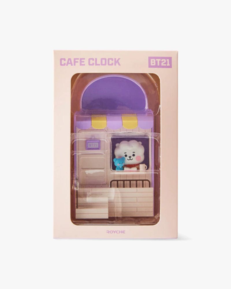 BT21 RJ Baby My Little Buddy LED Digital Cafe Clock - Cute Alarm Clock for Kids Room, Office, and Coffee Shop Decor