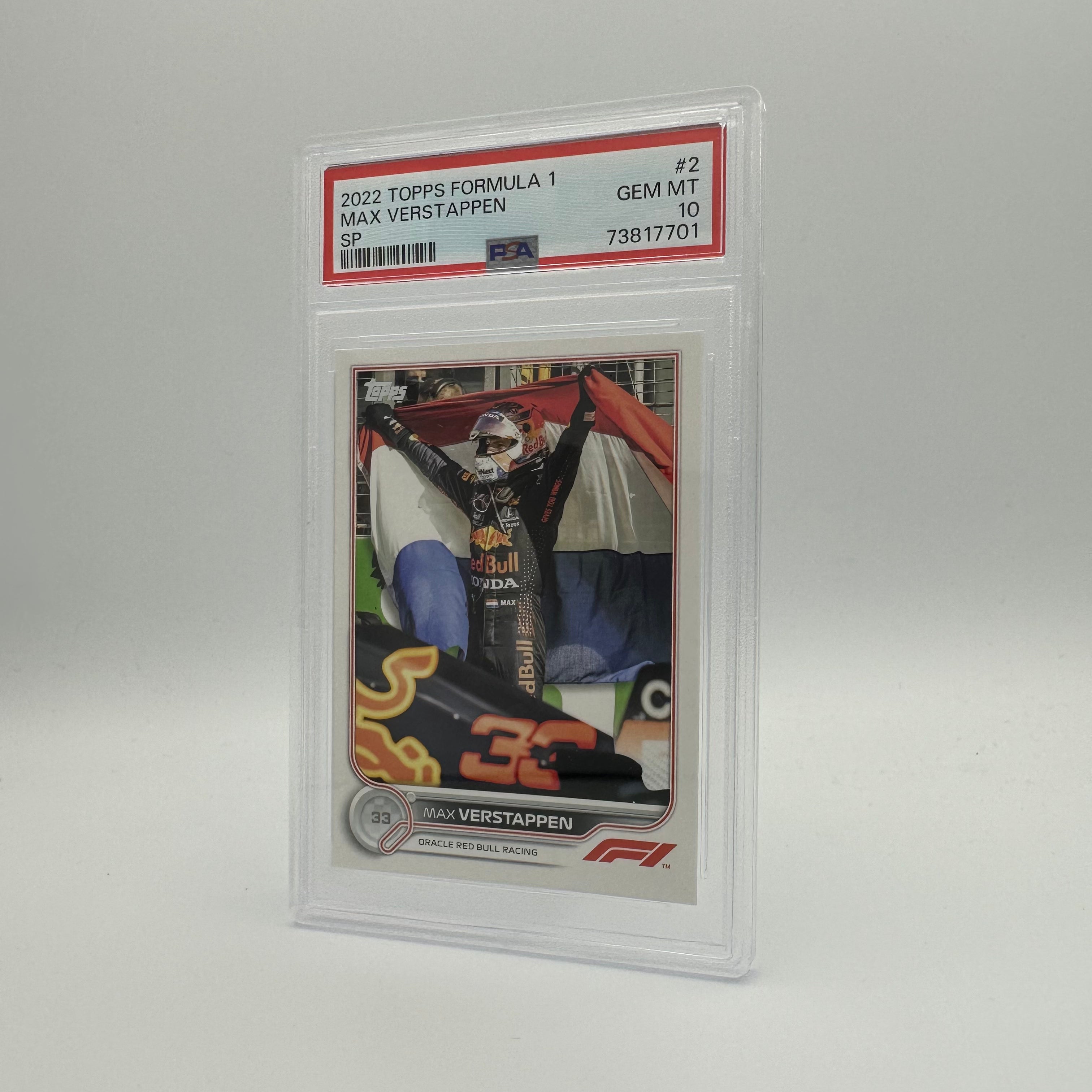 PSA 10 MAX VERSTAPPEN #2 SP Trading Card - 2023 F1 World Champion Collectible - Perfect for Sports Memorabilia Collections & Racing Fans Display