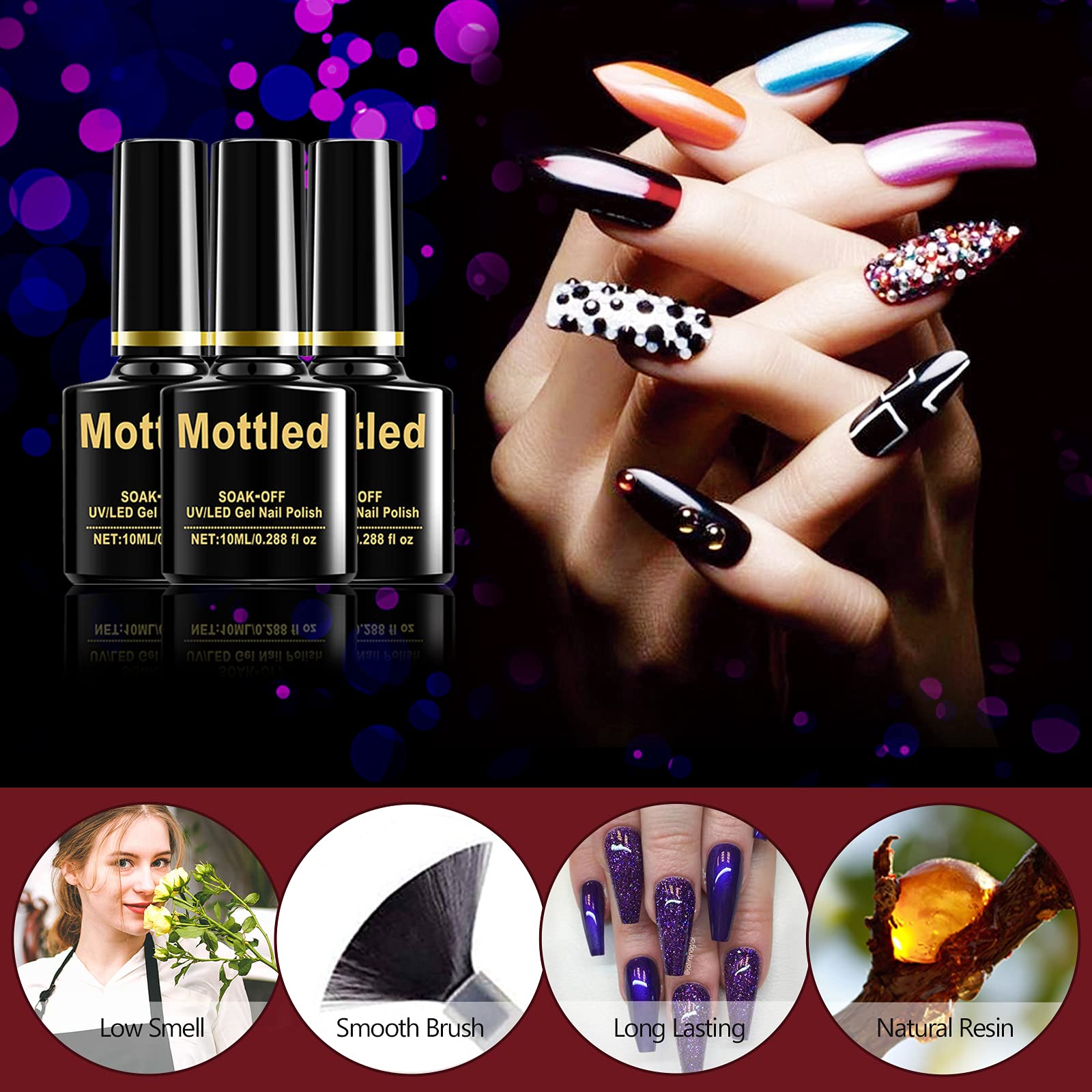 COOSA 12-Piece Soak Off Gel Nail Polish Set - Long Lasting Nude & Multi-Color Gel Varnish for Professional Salon & DIY Manicure | Natural Skin Tone Gel Polish Kit for Nail Art Design | Perfect Gift for Women | Home Use, Parties & Special Occasions