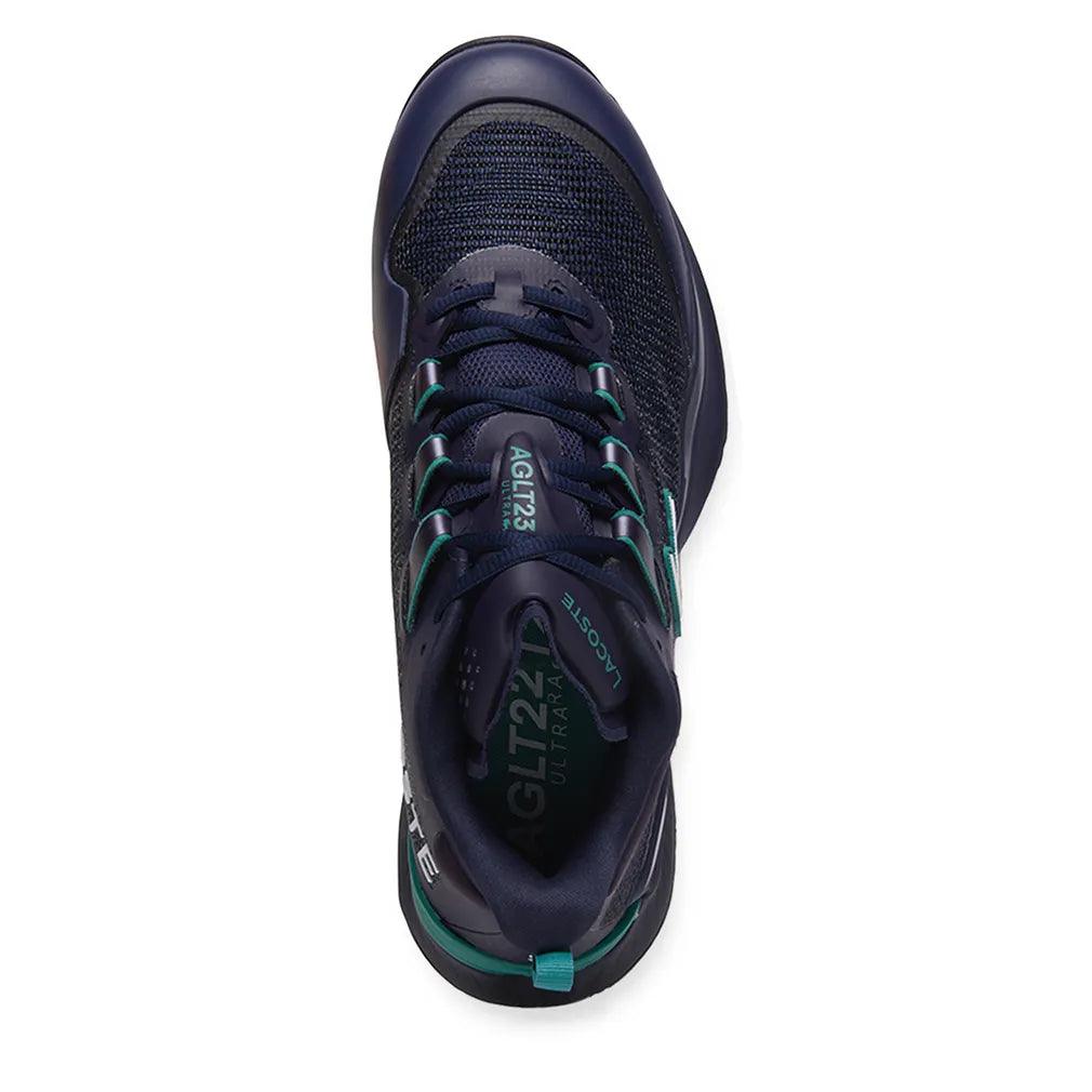 Men's AG LT23 Ultra Lightweight Tennis Shoes - Navy & Green - Perfect for Court Play, Training & Casual Wear