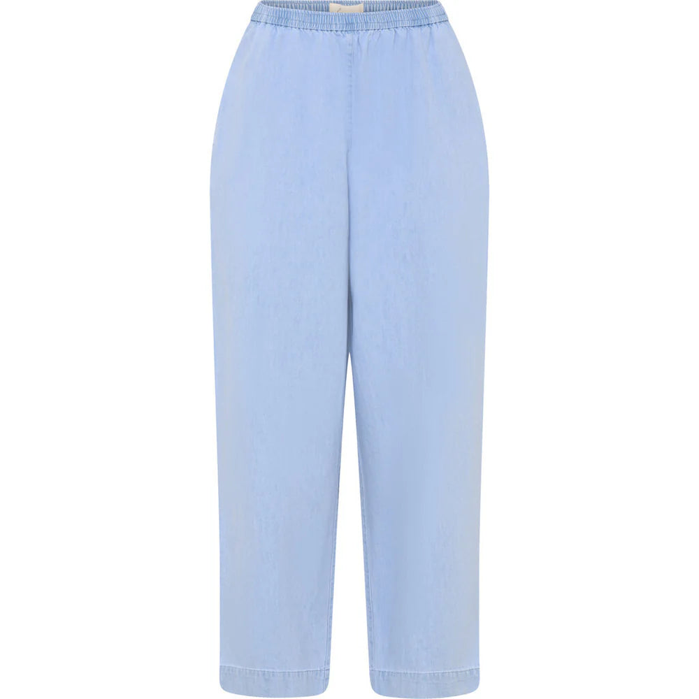Melbourne Light Blue Denim Long Pants for Women - Stylish Comfort for Casual Wear & Everyday Outfits