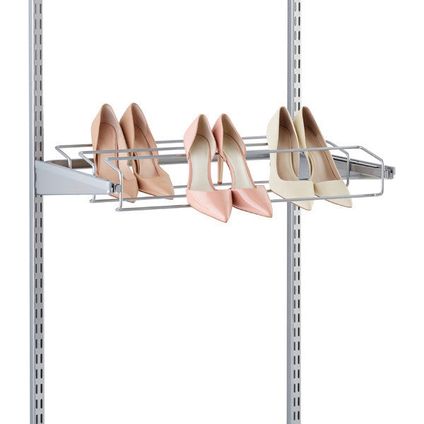 Space-Saving Gliding Shoe Rack Organizer - Expandable Shoe Storage Cabinet for Entryway, Closet & Bedroom - Perfect for Small Spaces & Shoe Collection Organization
