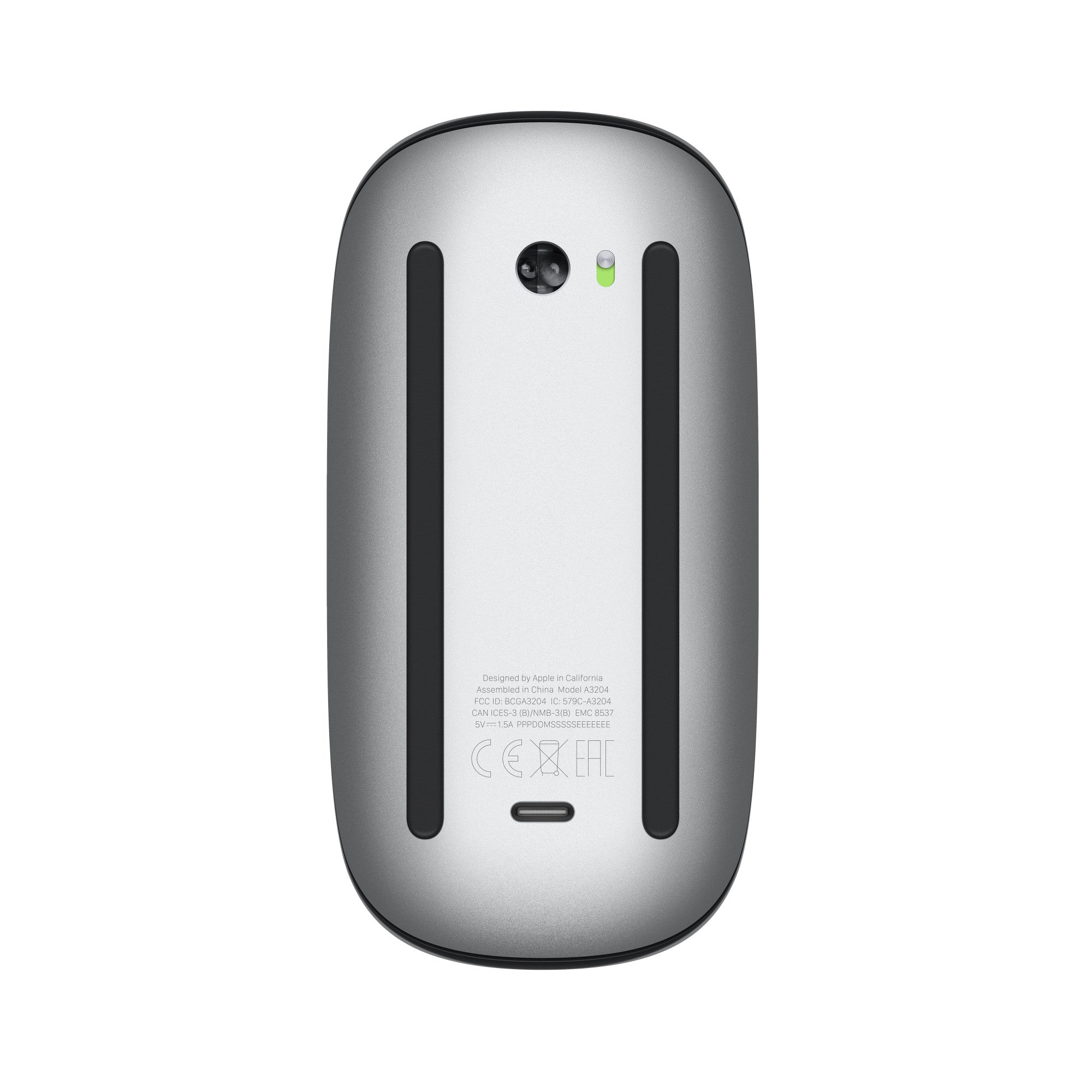 Apple Magic Mouse (USB-C) Wireless Bluetooth Mouse - Sleek Black Design for MacBook, iMac & iPad - Perfect for Office Work, Graphic Design & Creative Projects