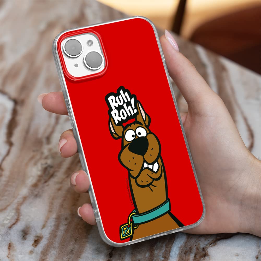 Original & Officially Licensed Scooby Doo Pattern iPhone 14 Case - Shockproof TPU Protective Cover for iPhone 14 (6.1