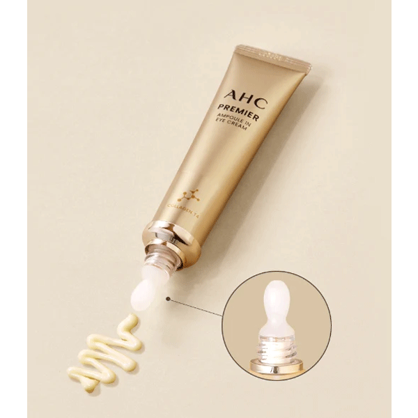 AHC Premier Ampoule in Eye Cream 40ml - 11th Edition Anti-Aging Eye Treatment for Dark Circles & Wrinkles - Perfect for Night Care & Travel Skincare Routine