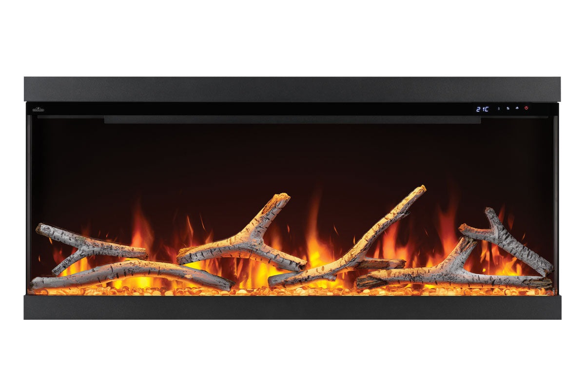 Napoleon Astound 50 FlexMount Smart Multi-Side Wall Mount Recessed Electric Fireplace - Perfect for Living Room, Bedroom & Office Heating & Decor