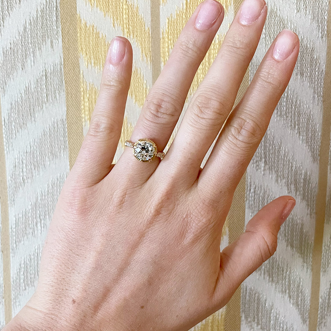 Arielle Single Stone Ring - Elegant Solitaire Ring for Women - Perfect for Engagement, Wedding, and Everyday Wear