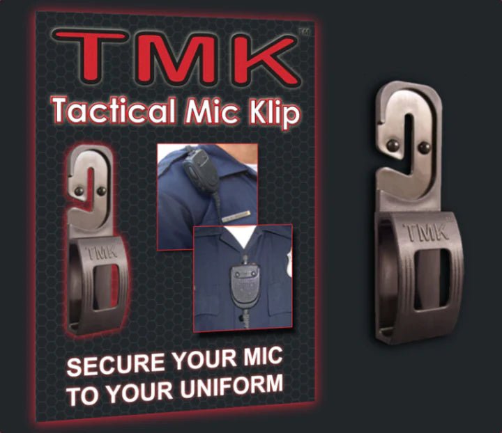 Tactical Mic Clip (TMK) - Hidden Microphone Holder for Secure & Discreet Audio Recording - Perfect for Law Enforcement, Military, and Outdoor Adventures