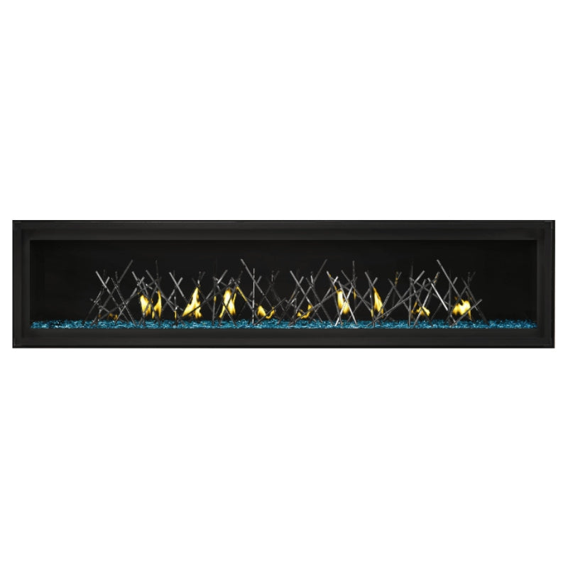 Napoleon Luxuria 74 Linear Direct Vent Gas Fireplace - LVX74NX | Modern Home Heating Solution for Living Rooms & Patios