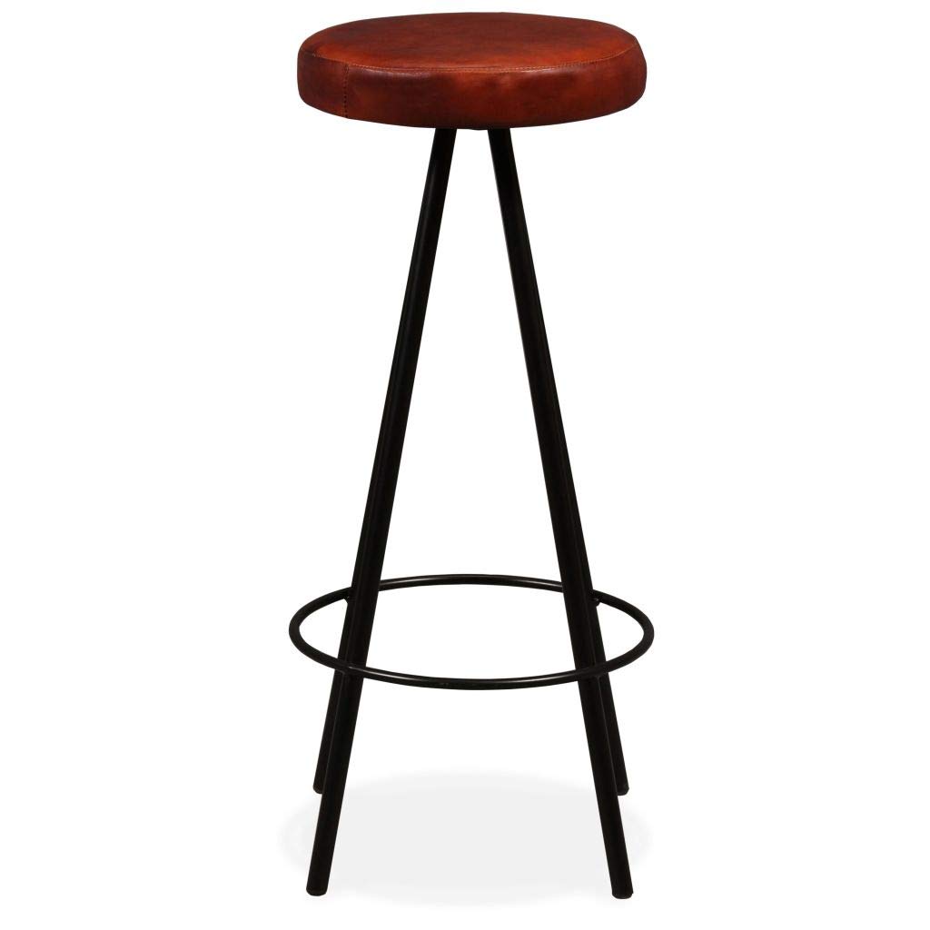Modern Bar Stools Set of 2 - Counter Height Leather Barstools for Kitchen, Dining & Patio - Indoor/Outdoor Use - Fast Shipping | Perfect for Home Bars, Breakfast Nooks & Outdoor Entertaining