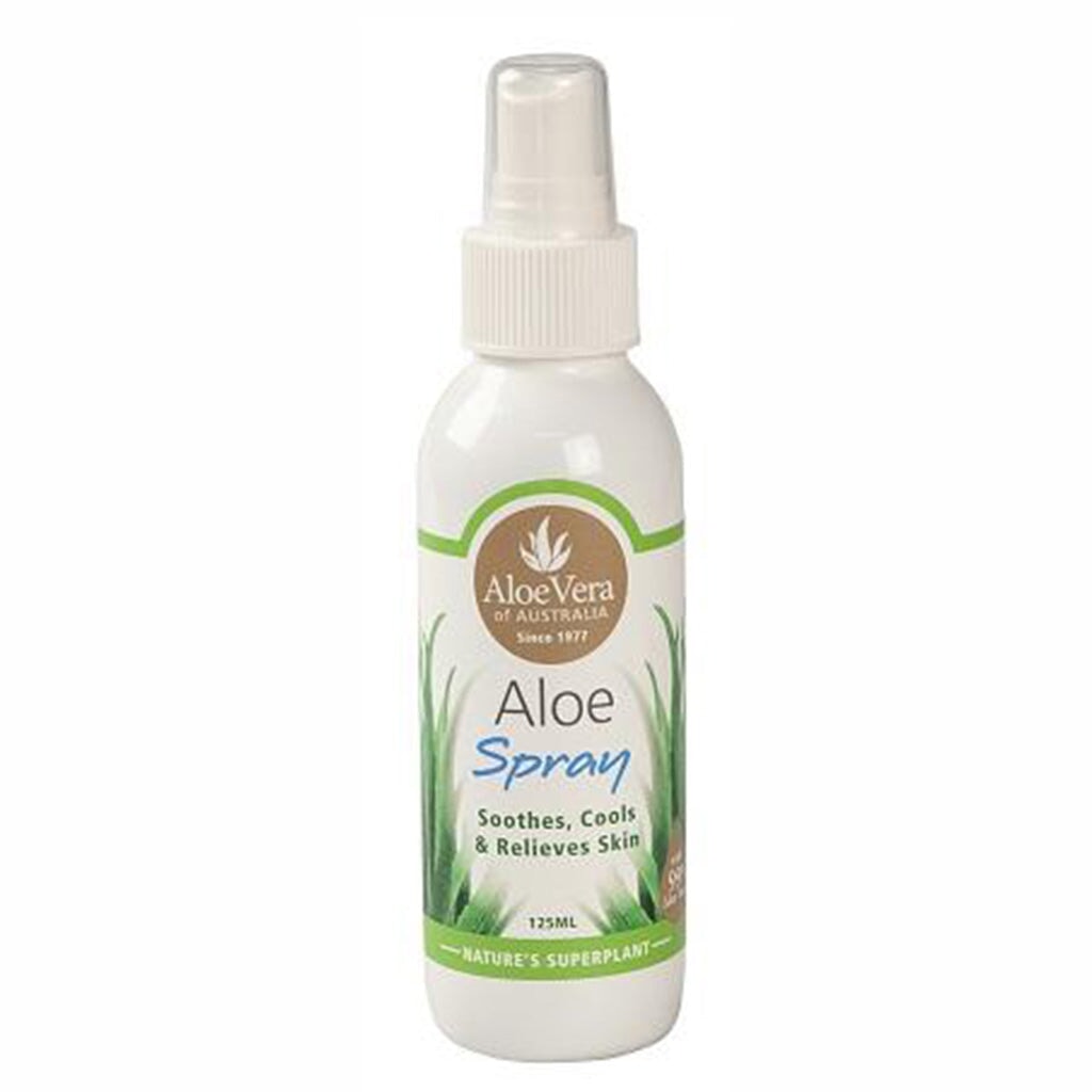 Aloe Vera Spray from Australia - Soothing & Hydrating Face & Body Mist for Sunburn Relief, Dry Skin Care & After Sun Care