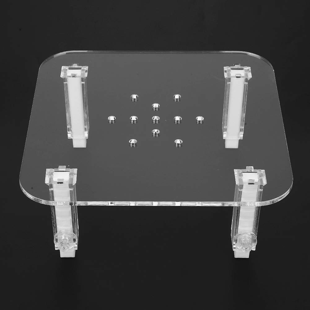 EVTSCAN Acrylic Protein Skimmer Bracket - Adjustable Height Durable Separator for Saltwater Aquarium | Marine Tank Accessories for Protein Skimmer Enhancement (Medium Size) - Perfect for Reef Tanks, Fish Tanks & Aquatic Filtration Systems