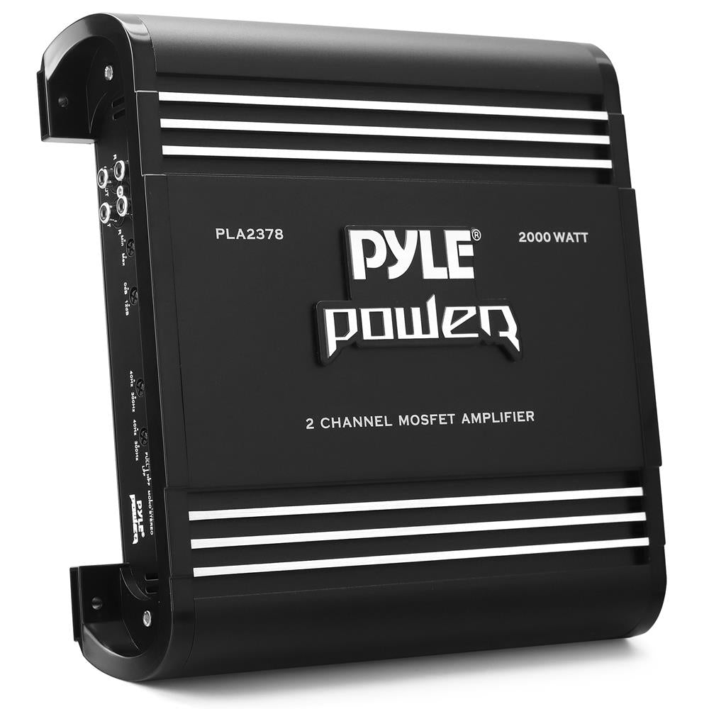 2 Channel Bridgeable Car Amplifier 2000W - High Power Audio Amp for Car Stereo System, Home Theater & DJ Setup