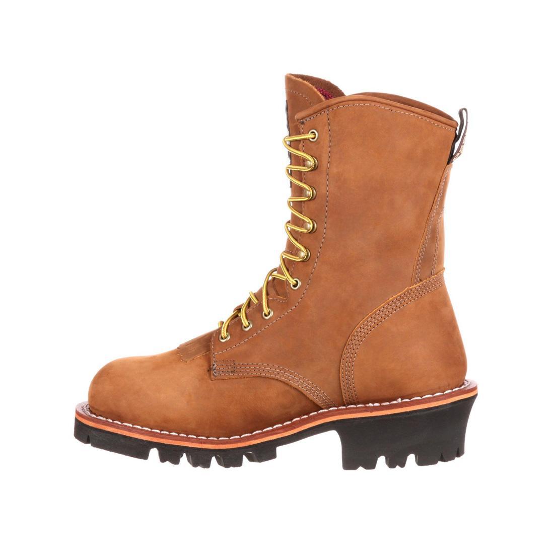 Steel Toe GORE-TEX® Waterproof 400G Insulated Logger Boots for Men - Heavy Duty Work Boots for Construction, Hiking & Winter Outdoor Activities