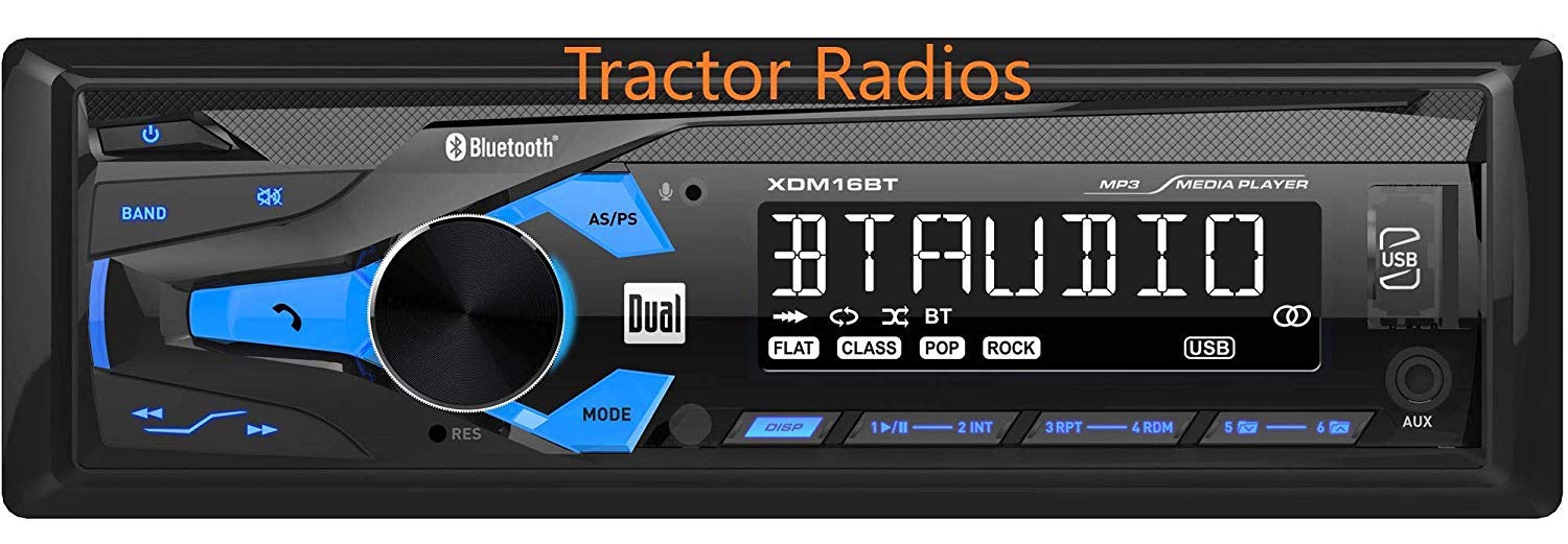 Kubota Tractor Stereo Radio with MP3 Player, AM/FM, USB, Aux, Bluetooth & Remote - Compatible with RTV-1100, RTX-1100C, B2650, RTV, RTX Models - Perfect for Farming, Construction & Outdoor Work