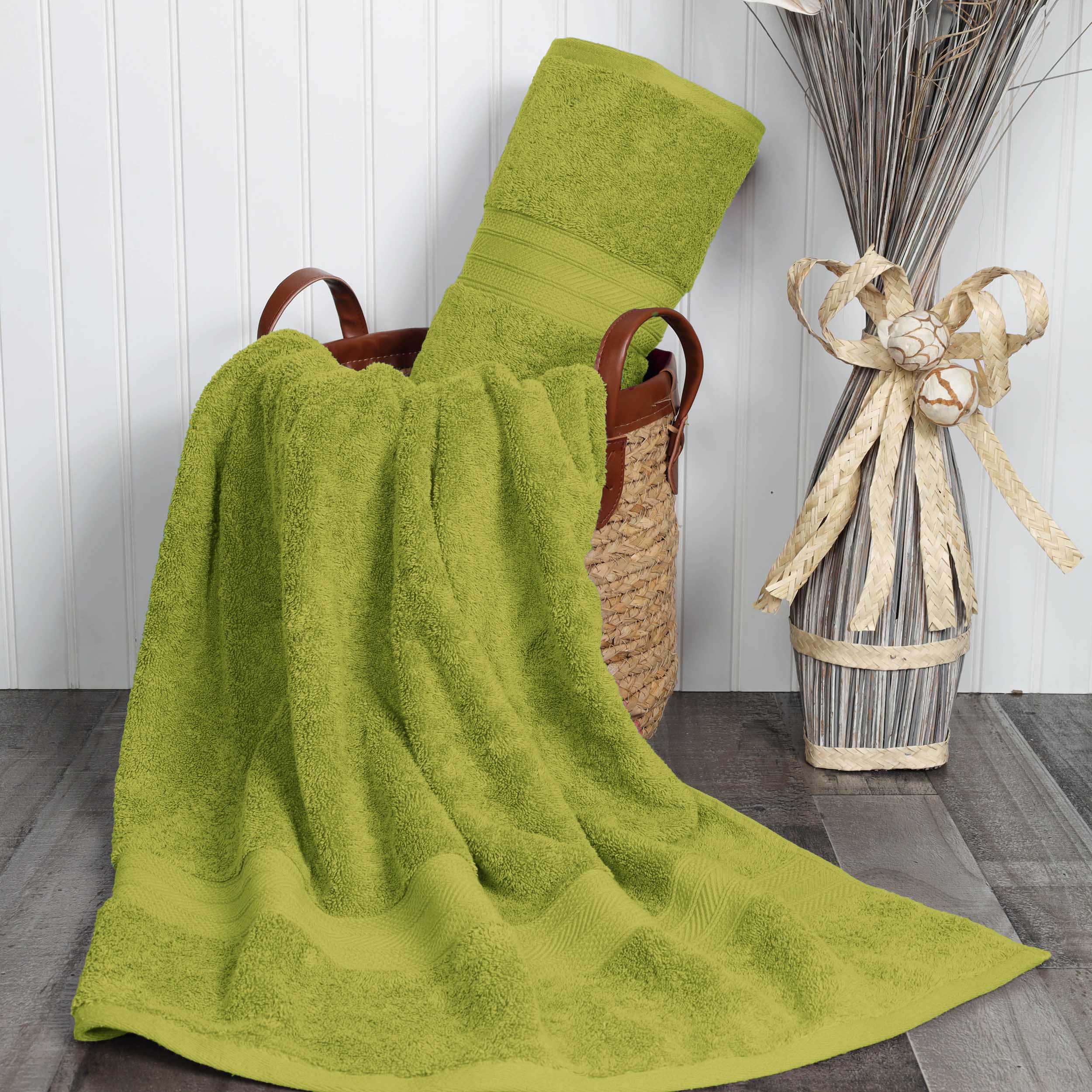 Premium Atlas Cotton Absorbent Heavyweight 2-Piece Bath Sheet Set - Ultra Soft & Quick-Drying for Luxury Spa Experience at Home