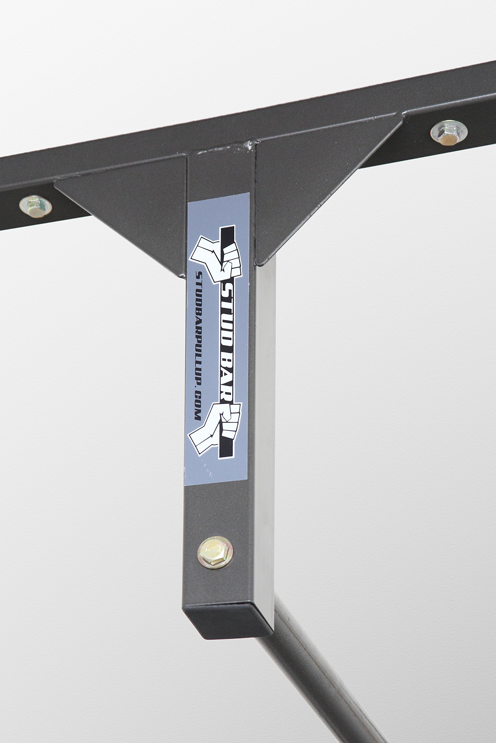 Heavy Duty Stud Bar Pull Up Bar - 600lb Capacity Wall or Ceiling Mount Gym Equipment for Home Workouts | Perfect for Small Spaces & 8-Ft Ceilings | Ideal for Strength Training, Calisthenics & Home Fitness