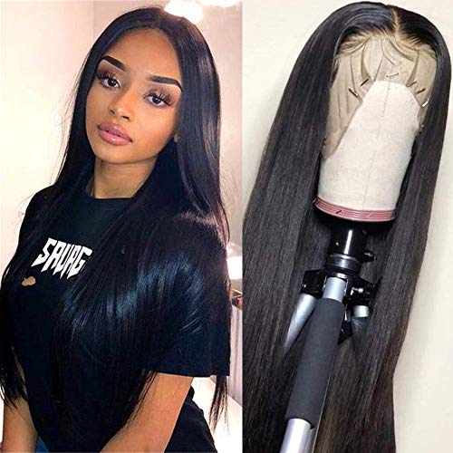 150% Density 9A Brazilian 13×4 Lace Front Wigs Human Hair for Black Women - Viennois Straight Pre Plucked with Baby Hair Natural Hairline (22 Inch) | Perfect for Daily Wear, Cosplay & Special Occasions