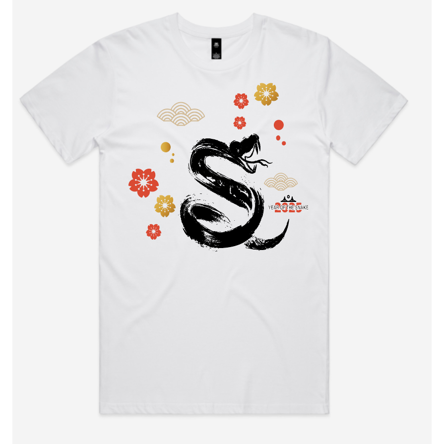 2025 Year of the Snake Limited Edition T-Shirt - 100% Cotton Charity Tee Supporting LA Fire Relief | Chinese Zodiac Gift, Casual Wear & Fundraising Apparel