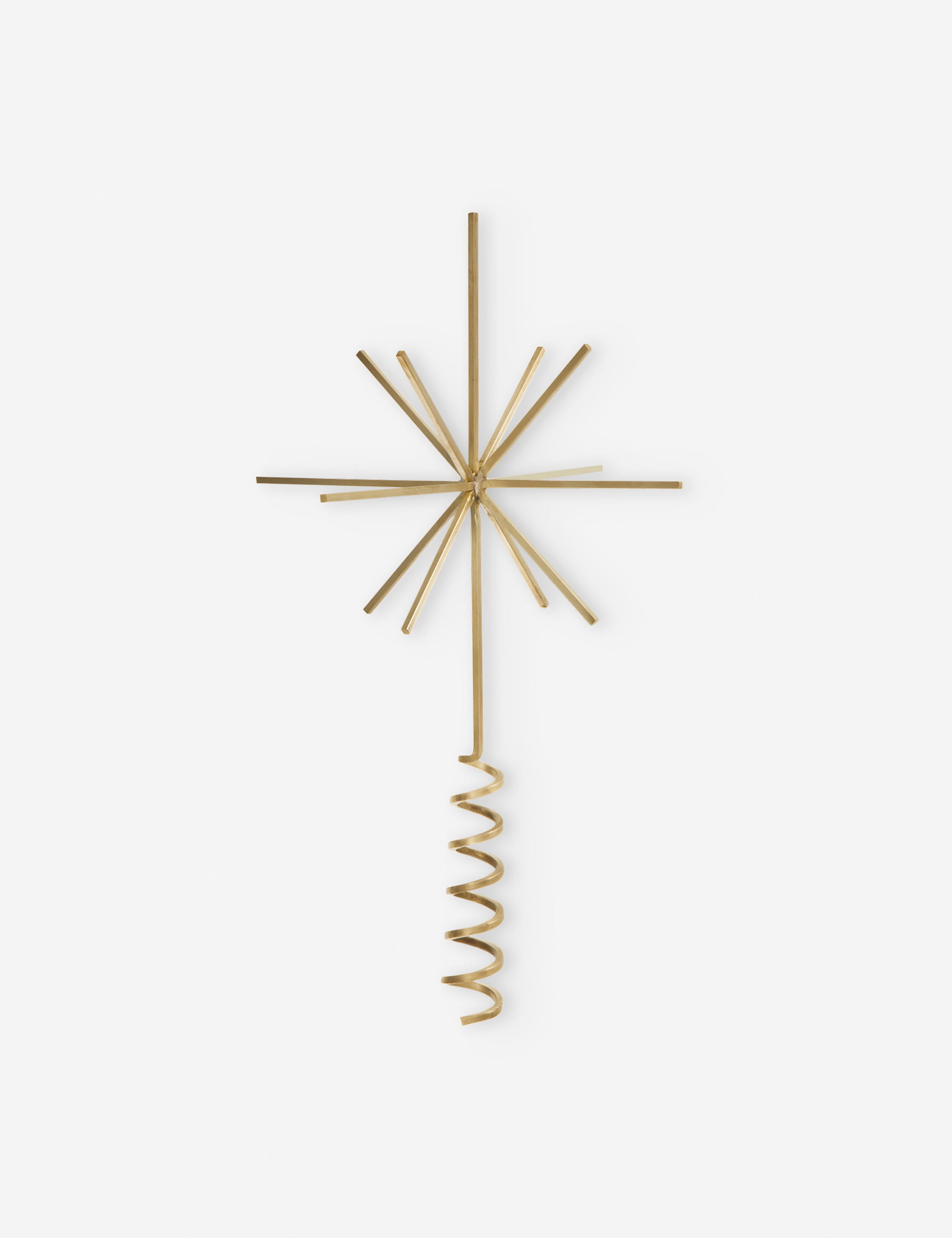 Ferm Living Brass Star Tree Topper - Elegant Christmas Tree Decoration for Holiday Home Decor | Perfect for Xmas, Winter Celebrations & Festive Gatherings