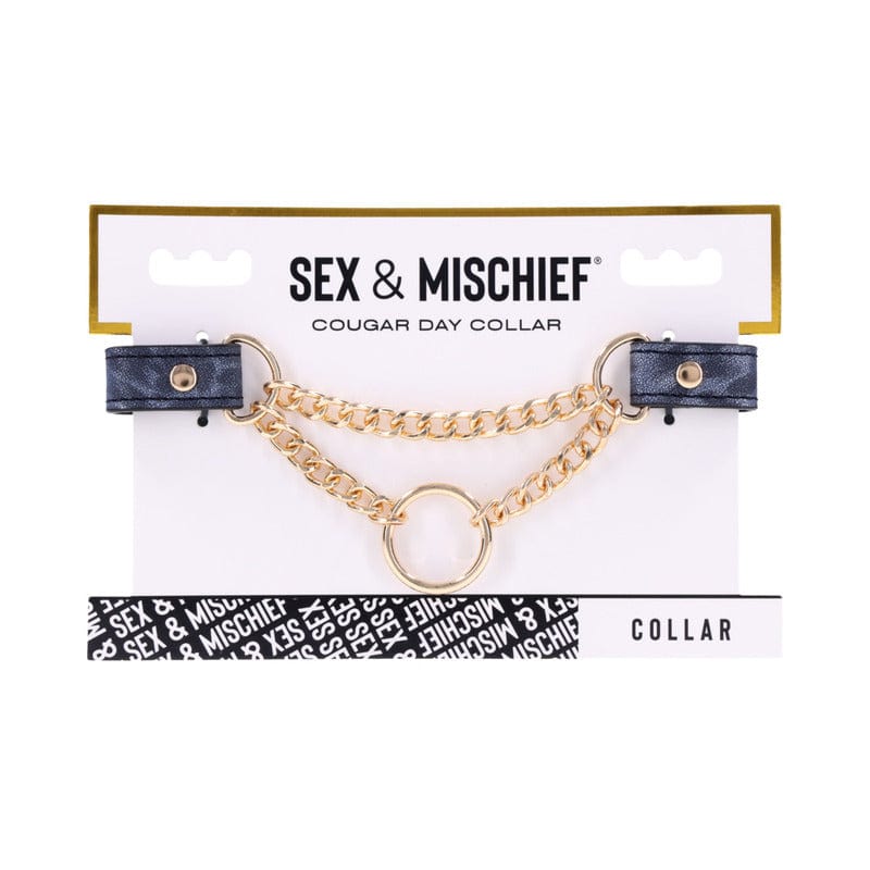 SS S&M Cougar Day Collar - Elegant BDSM Fashion Accessory for Everyday Wear | Perfect for Goth, Punk & Fetish Lifestyles
