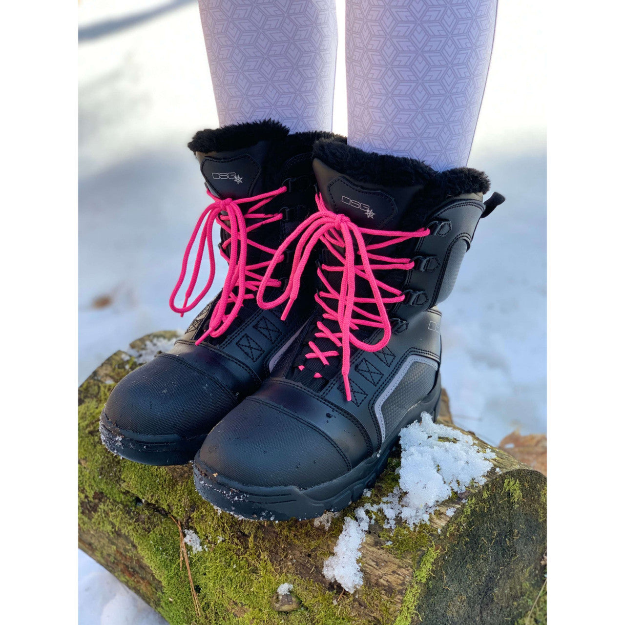 DSG Rime Boot - Waterproof Winter Snow Boots for Men & Women, Insulated Cold Weather Hiking Shoes with Anti-Slip Sole - Perfect for Snowboarding, Skiing & Outdoor Adventures