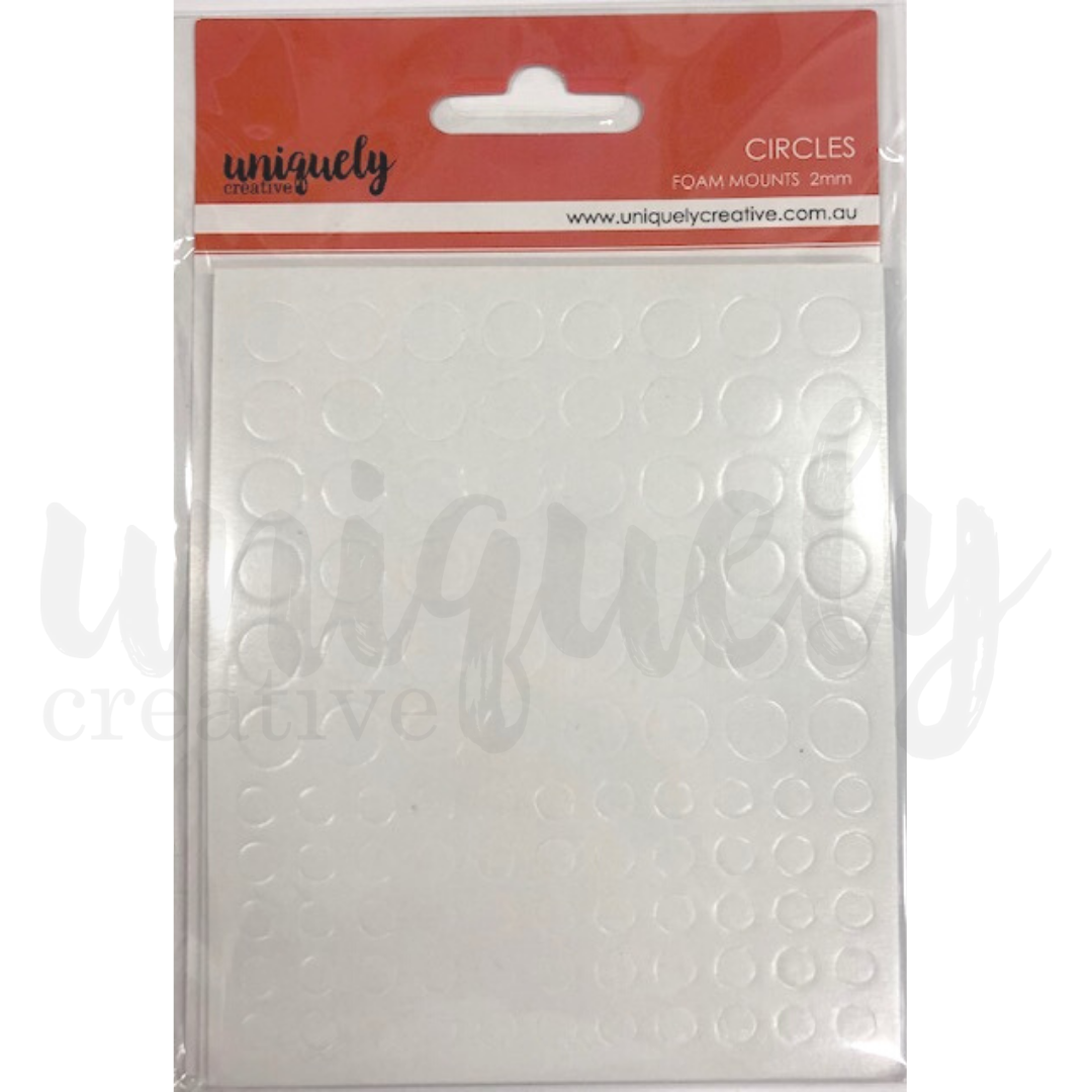 High-Quality Foam Mounting Circles - Adhesive Backed for Secure Mounting - Perfect for Home Decor, DIY Projects, and Picture Framing