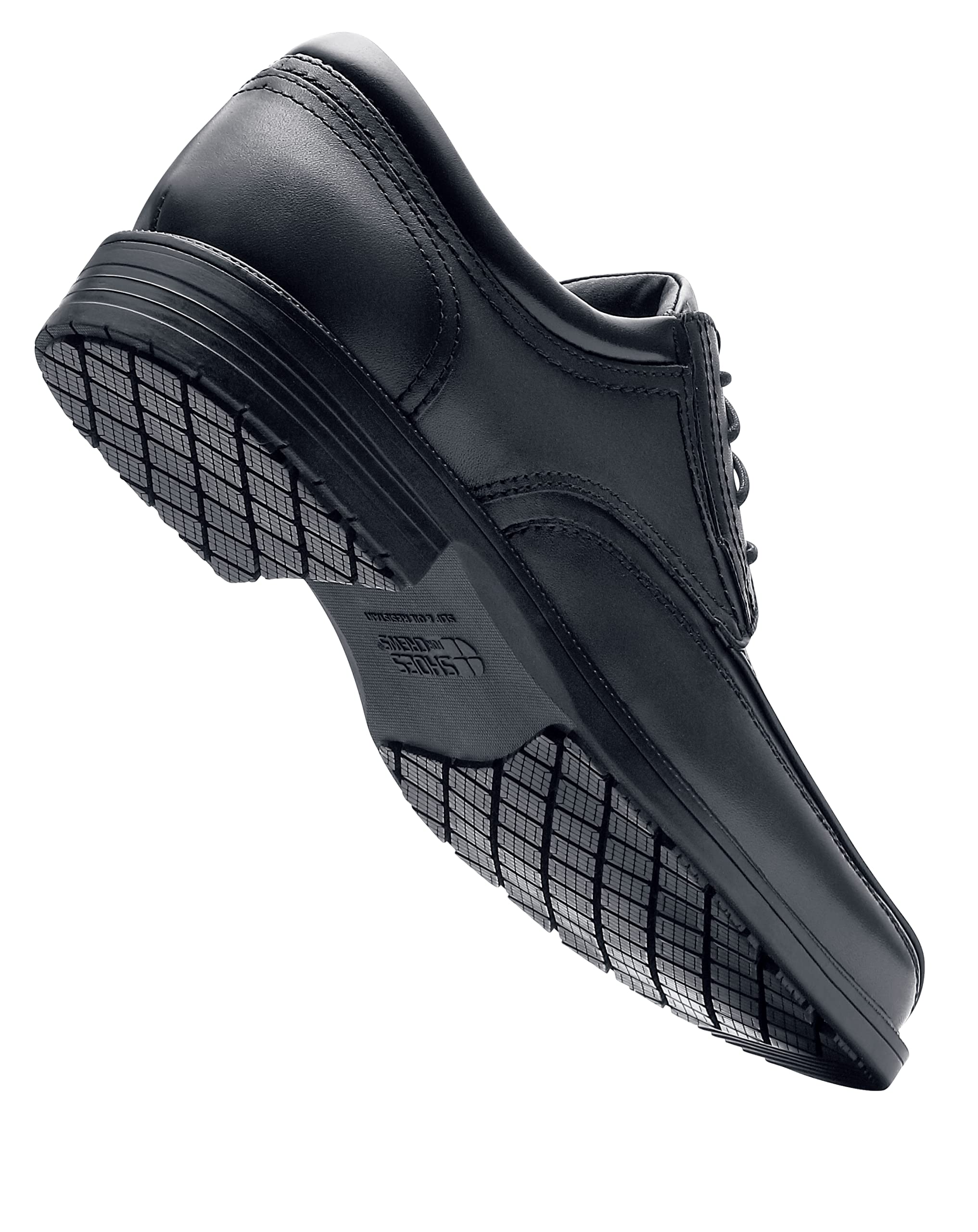 Slip Resistant Men's Dress Shoes for Crews - Safety Oxfords for Work in Brown or Black | Professional & Comfortable for Restaurant, Office & Formal Events