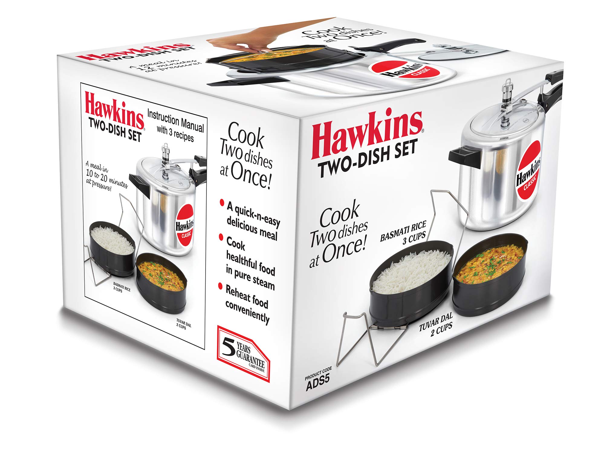 Hawkins Premium 2-Piece Dinner Plate Set - Durable Porcelain Plates for Everyday Meals & Entertaining | Perfect for Family Dinners, Parties & Restaurant-Style Dining