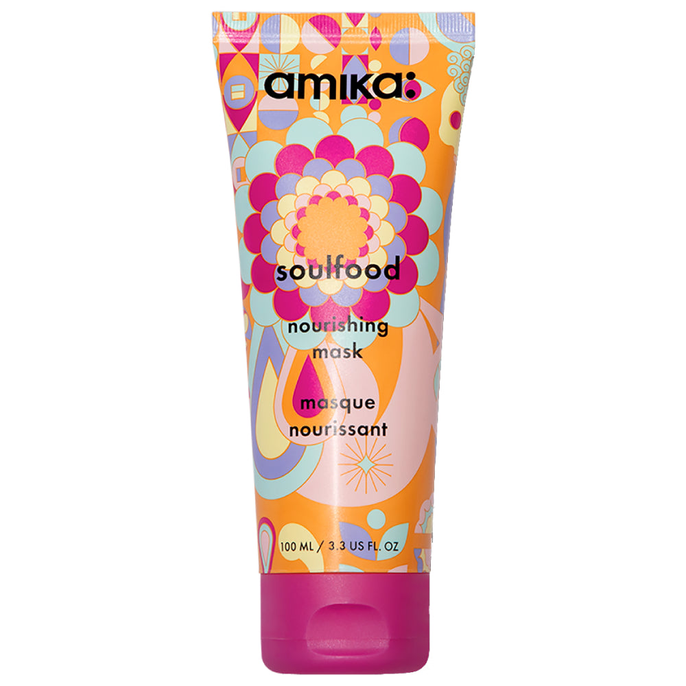 Amika Soulfood Nourishing Hair Mask - Deep Conditioning Treatment for Dry, Damaged Hair - Perfect for Salon-Quality Results at Home
