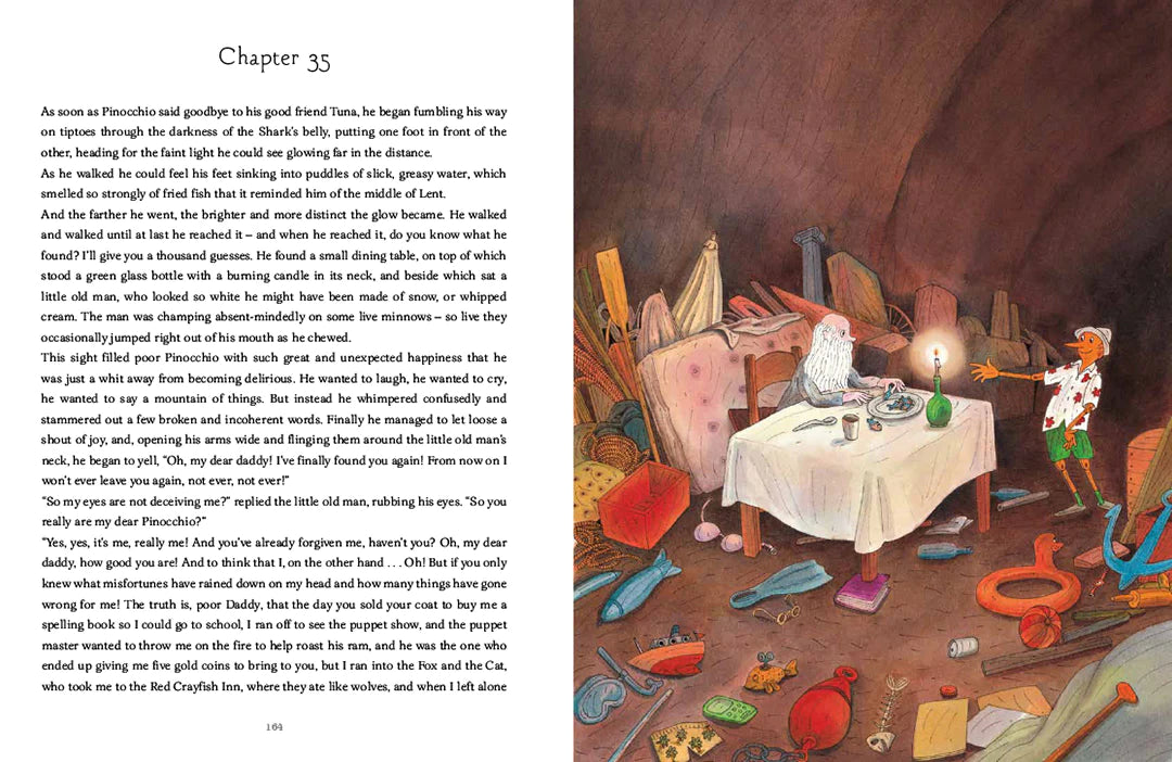 Pinocchio Illustrated Book - Classic Children's Fairy Tale Storybook | Perfect for Bedtime Reading, Gifts & Kids' Book Collections
