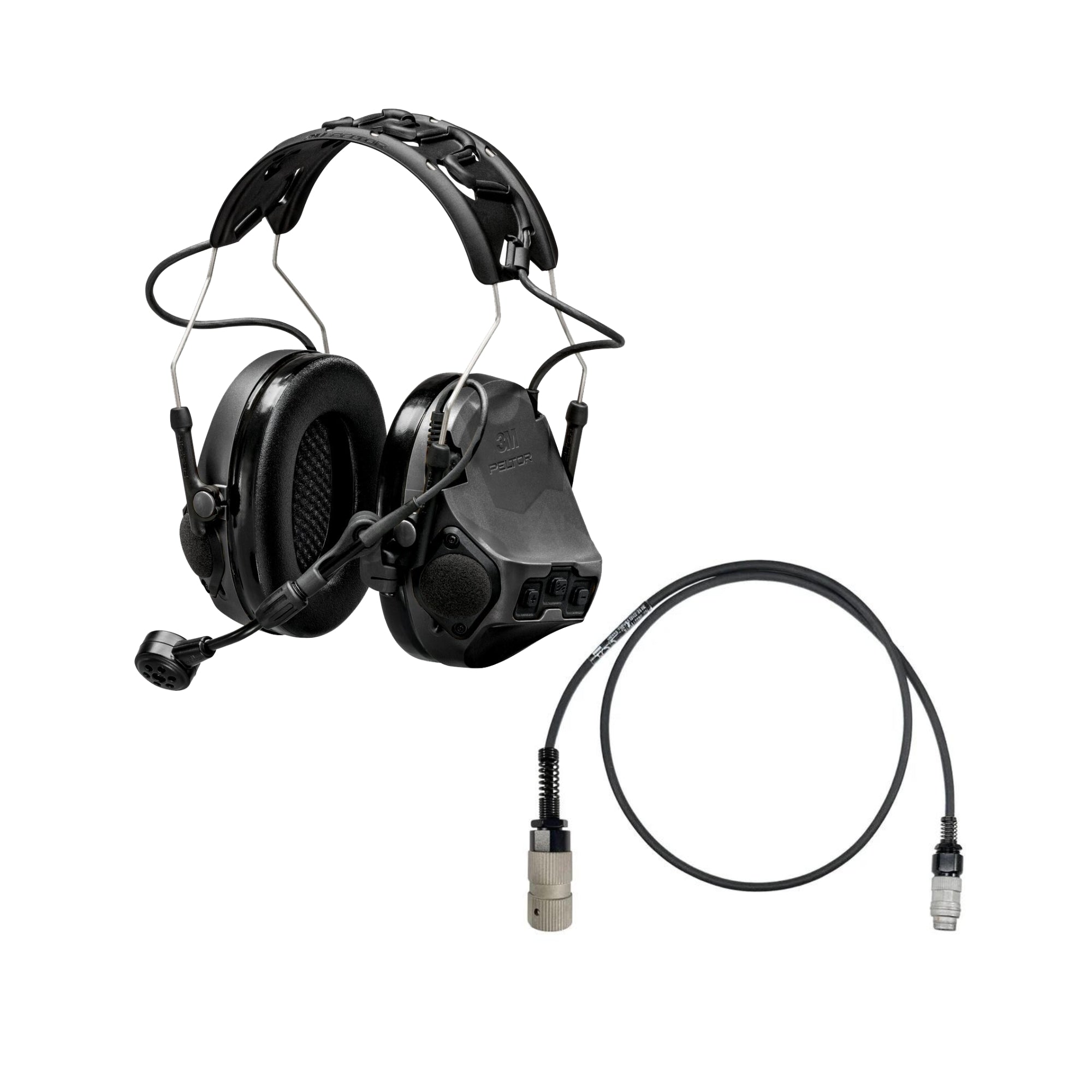 3M Peltor ComTac VII Military-Grade Tactical Headset with TMAS Technology - Hearing Protection & Communication for Special Forces, Police & Shooting Enthusiasts - Ideal for Combat Training, Range Shooting & Tactical Operations