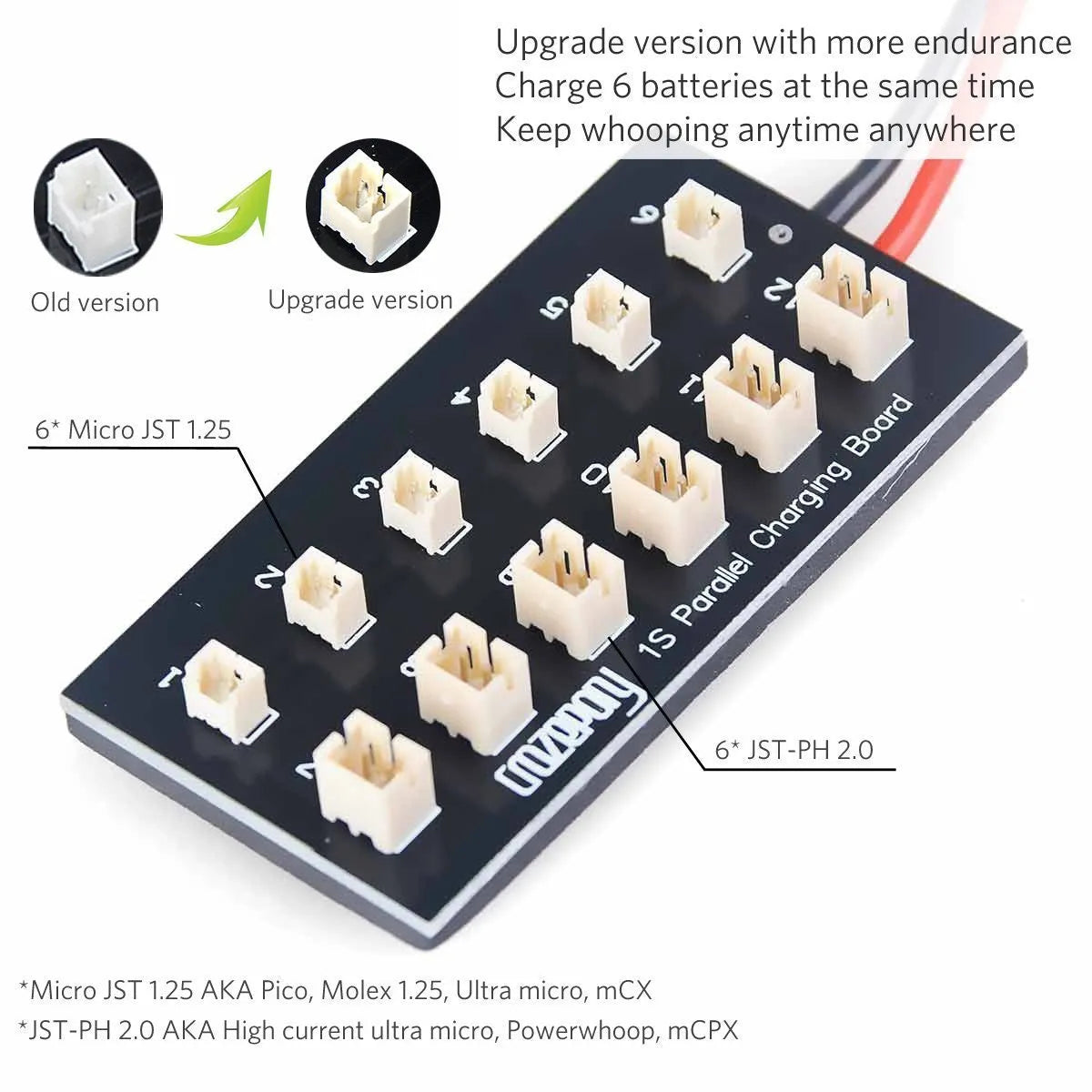 Crazepony 1S LiPo Battery Charging Board - Compact USB Charger for RC Drones, Quadcopters & DIY Electronics Projects | Perfect for Hobbyists and Remote Control Enthusiasts