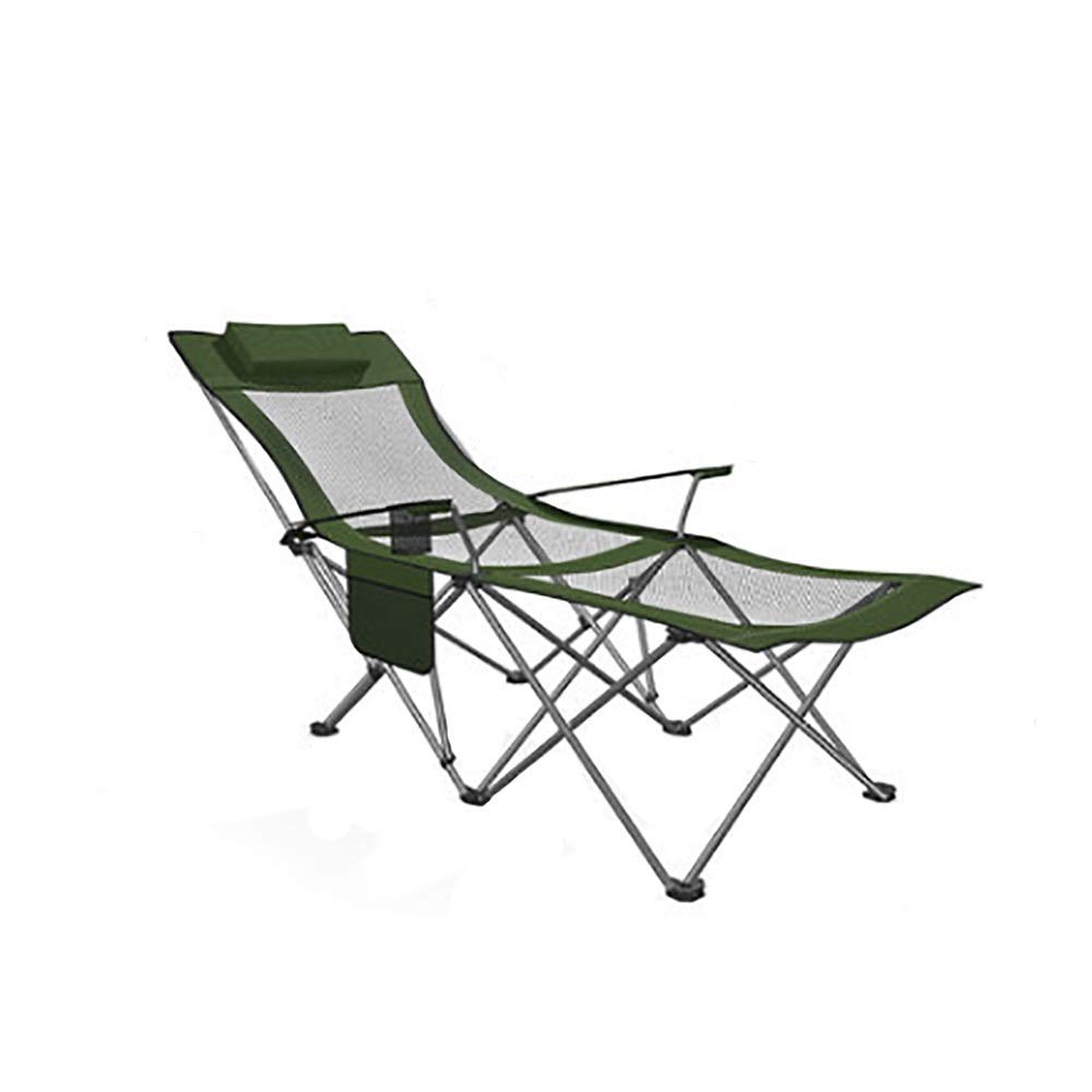 Portable Folding Lounge Chair - Lightweight Beach Chair for Outdoor, Patio, Poolside & Travel | Comfortable Sun Lounger & Siesta Chair for Relaxing at Home, Garden or Vacation