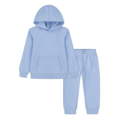 Air Jordan Kids' Brooklyn Pullover Hoodie Set - Hydrogen Blue | Comfortable Athletic Wear for Boys & Girls | Perfect for School, Sports & Casual Outfits